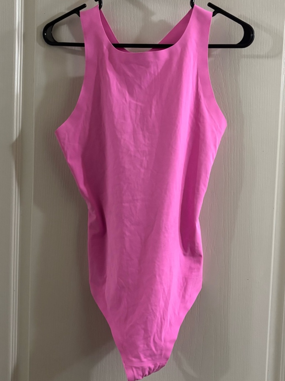 aerie Hot Pink Scoop-Back Bodysuit